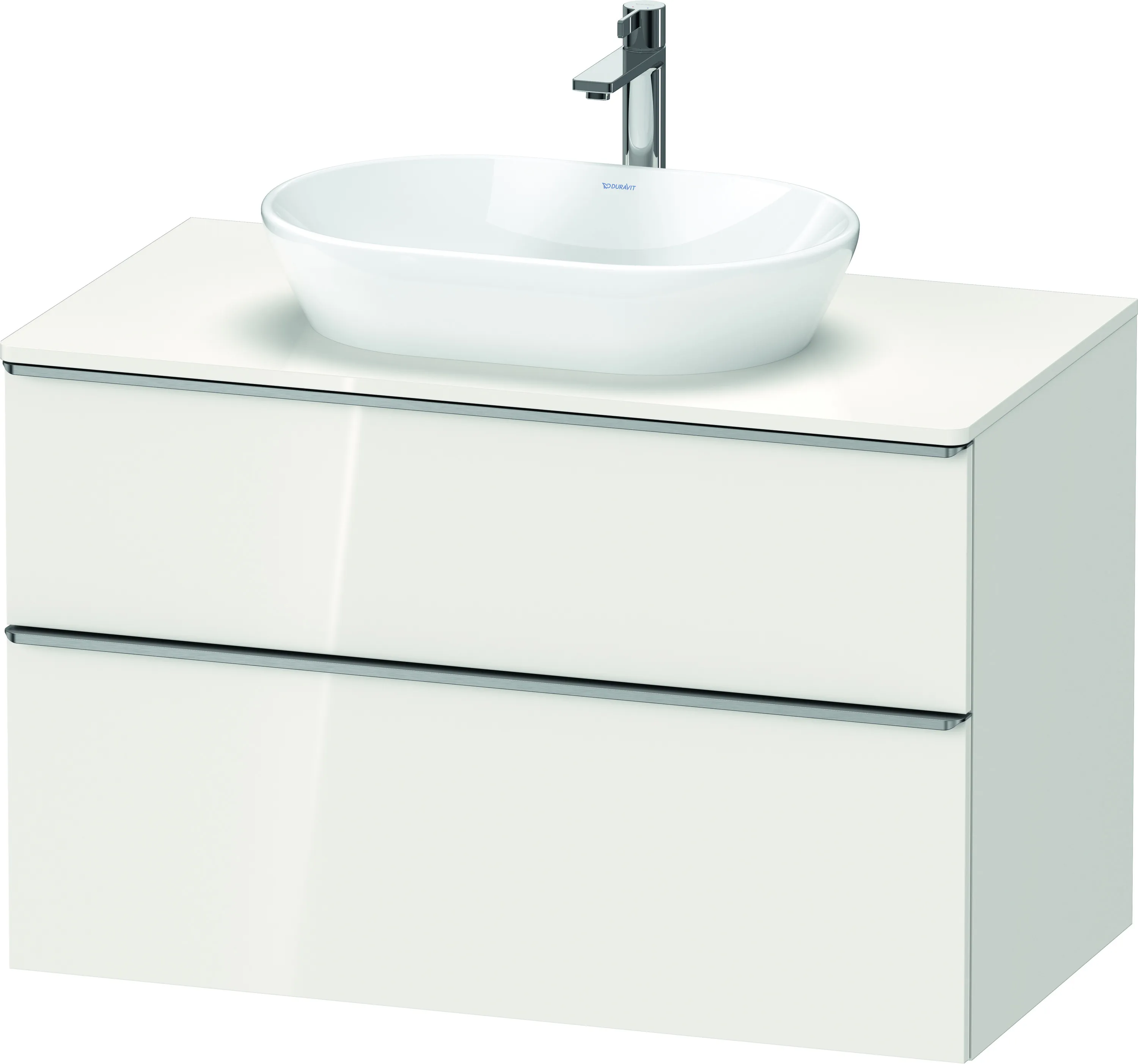 Duravit Waschtischunterschrank wandhängend „D-Neo“ 100 × 66,4 × 55 cm Weiß Hochglanz