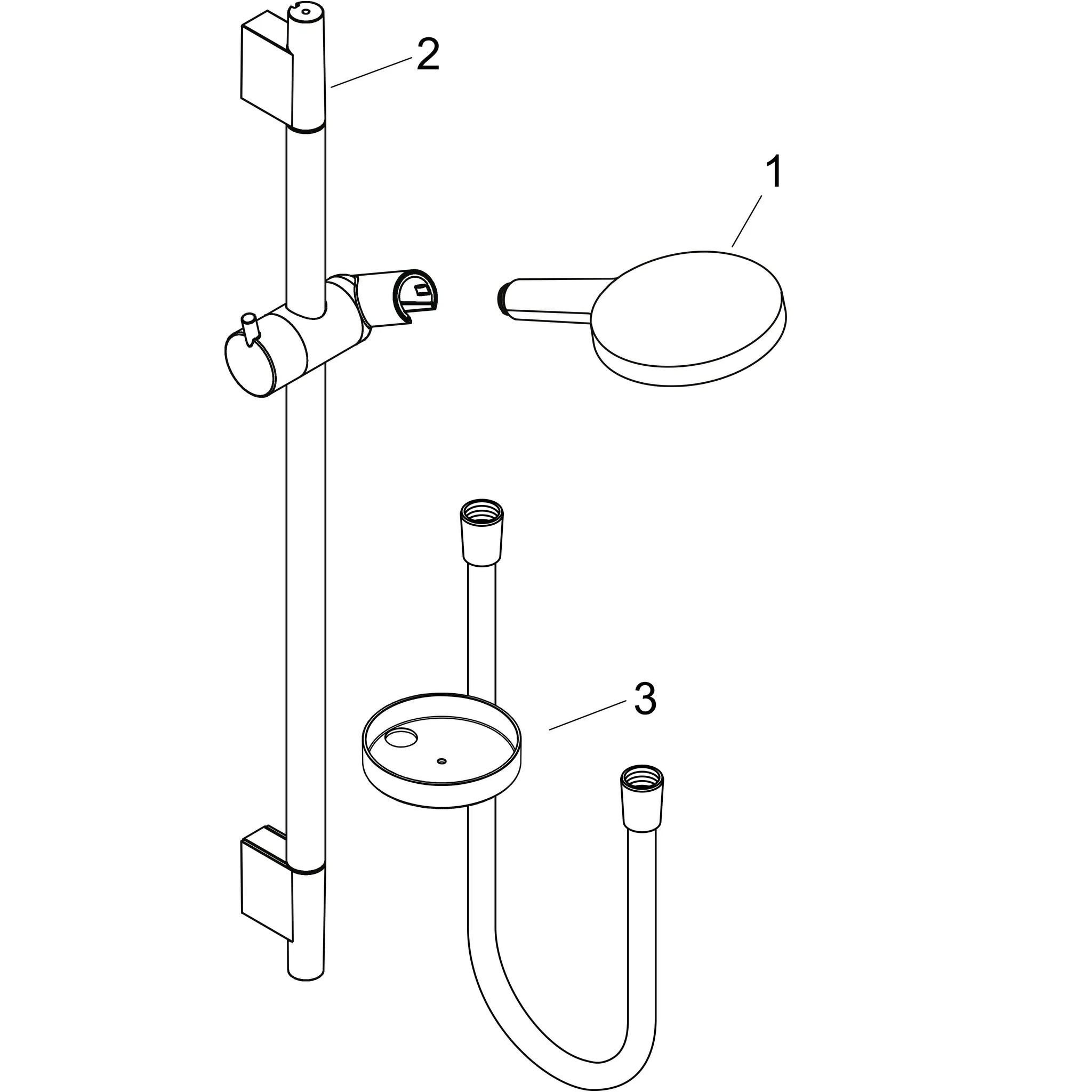 Brausenset Raindance Select S 120 Unica'S Puro 650mm chrom