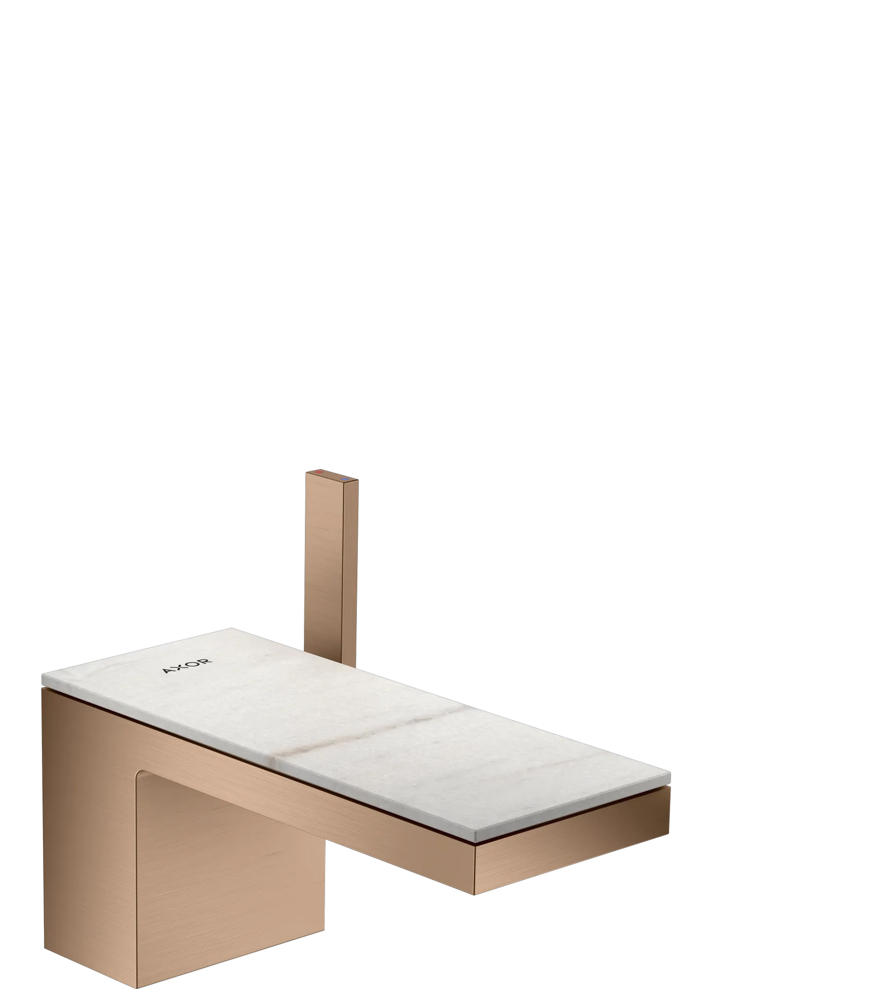 Hansgrohe AXOR MyEdition Mischer mit Platte 200 Marmor Lasa Covelano Vena Oro Hansgrohe AXOR MyEdition Mischer mit Platte 200 Marmor Lasa Covelano Vena Oro