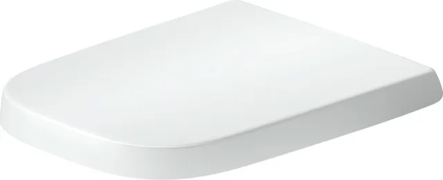 Duravit Univ. WC-Sitz Eckig Tief 448mm Üblap., Edelstahl