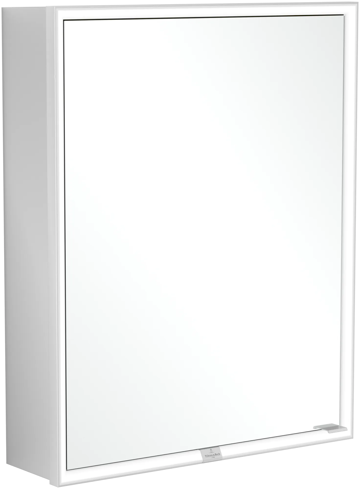 Villeroy & Boch Einbau-Spiegelschrank „My View Now“ 600 × 750 × 168 mm in White Matt, Anschlag links, links Villeroy & Boch Einbau-Spiegelschrank „My View Now“ 600 × 750 × 168 mm in White Matt, Anschlag links, links