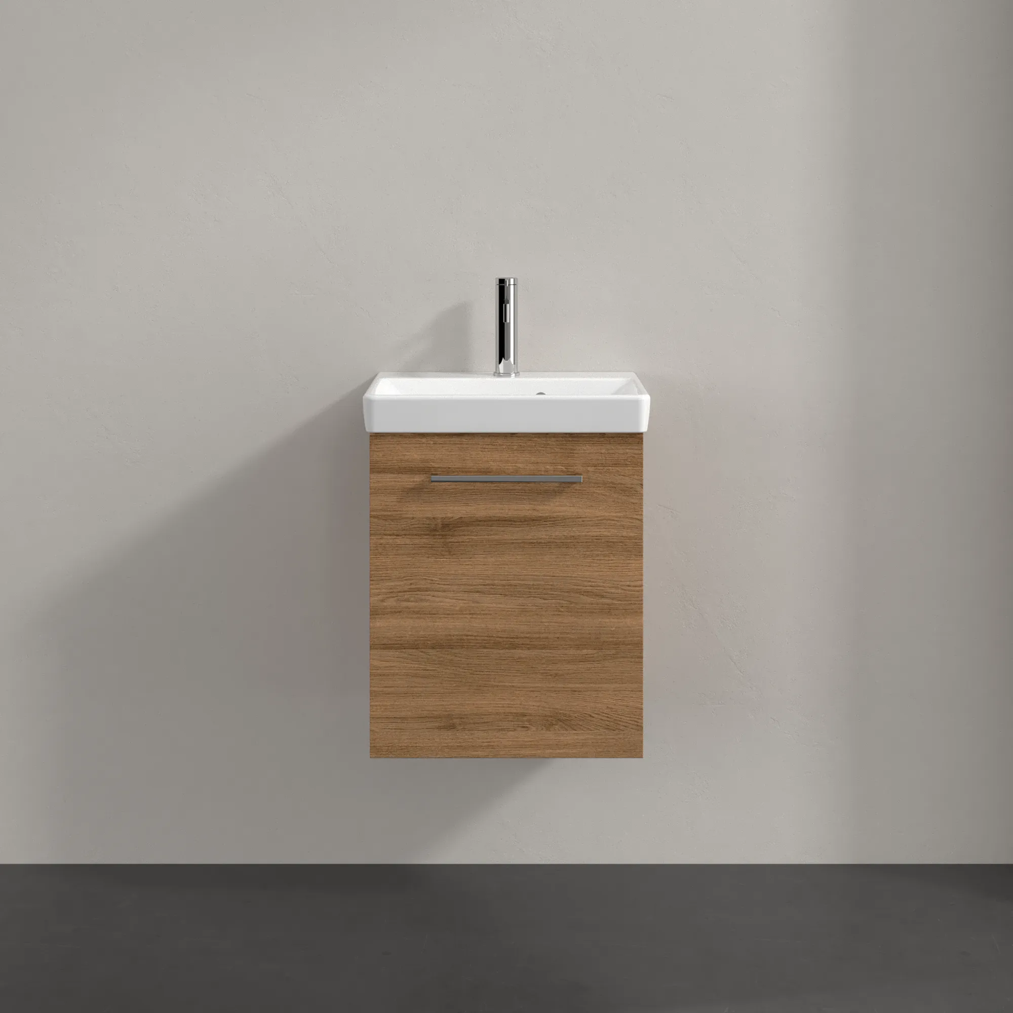 Villeroy & Boch Waschtischunterschrank mit Tür „Avento“ für Schrankwaschtisch 430 × 514 × 352 mm Kansas Oak, Anschlag rechts, Soft Closing, 1 Tür Villeroy & Boch Waschtischunterschrank mit Tür „Avento“ für Schrankwaschtisch 430 × 514 × 352 mm Kansas Oak, Anschlag rechts, Soft Closing, 1 Tür