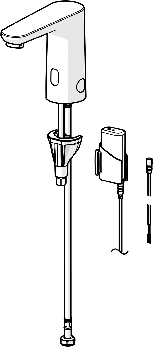 HansaELECTRA Waschtischarmatur 3V Bluetooth HansaELECTRA 9251 Chrom