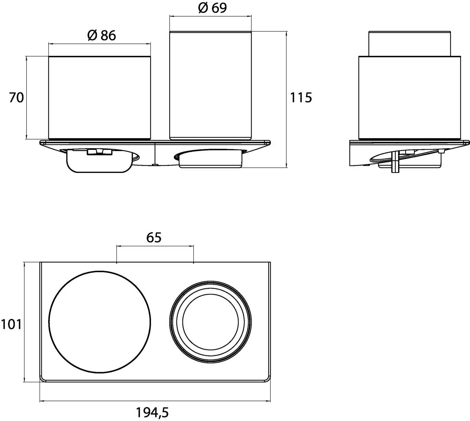 art Glashalter/Seifenspender Glasteil klar innen mattiert, chrom art Glashalter/Seifenspender Glasteil klar innen mattiert, chrom