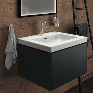 Ideal Standard Möbelwaschtischunterschrank Conca 1 Auszug 600x505x370mm Eiche geflammt