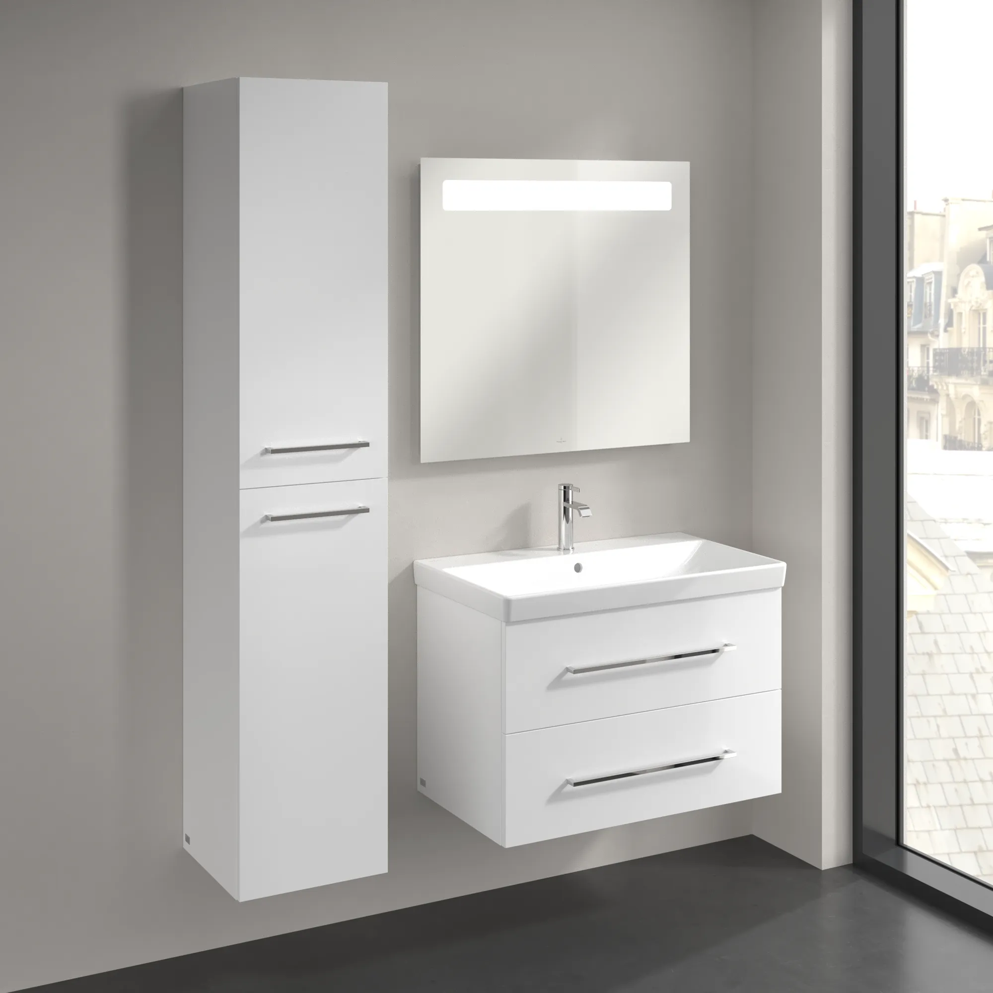 Villeroy & Boch Avento Hochschrank A89400, 350x1760x404mm, links