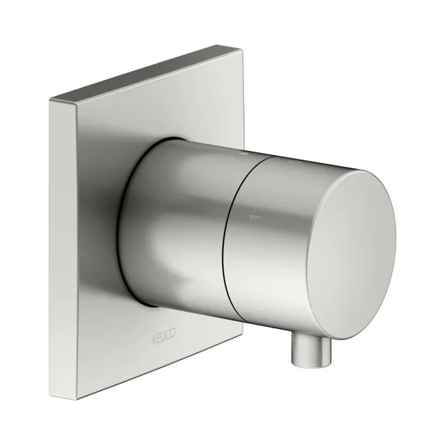 KEUCO IXMO Ab- und Umstellventil Unterputz für 3 Verbraucher IXMO Comfort, eckig Edelstahl-finish