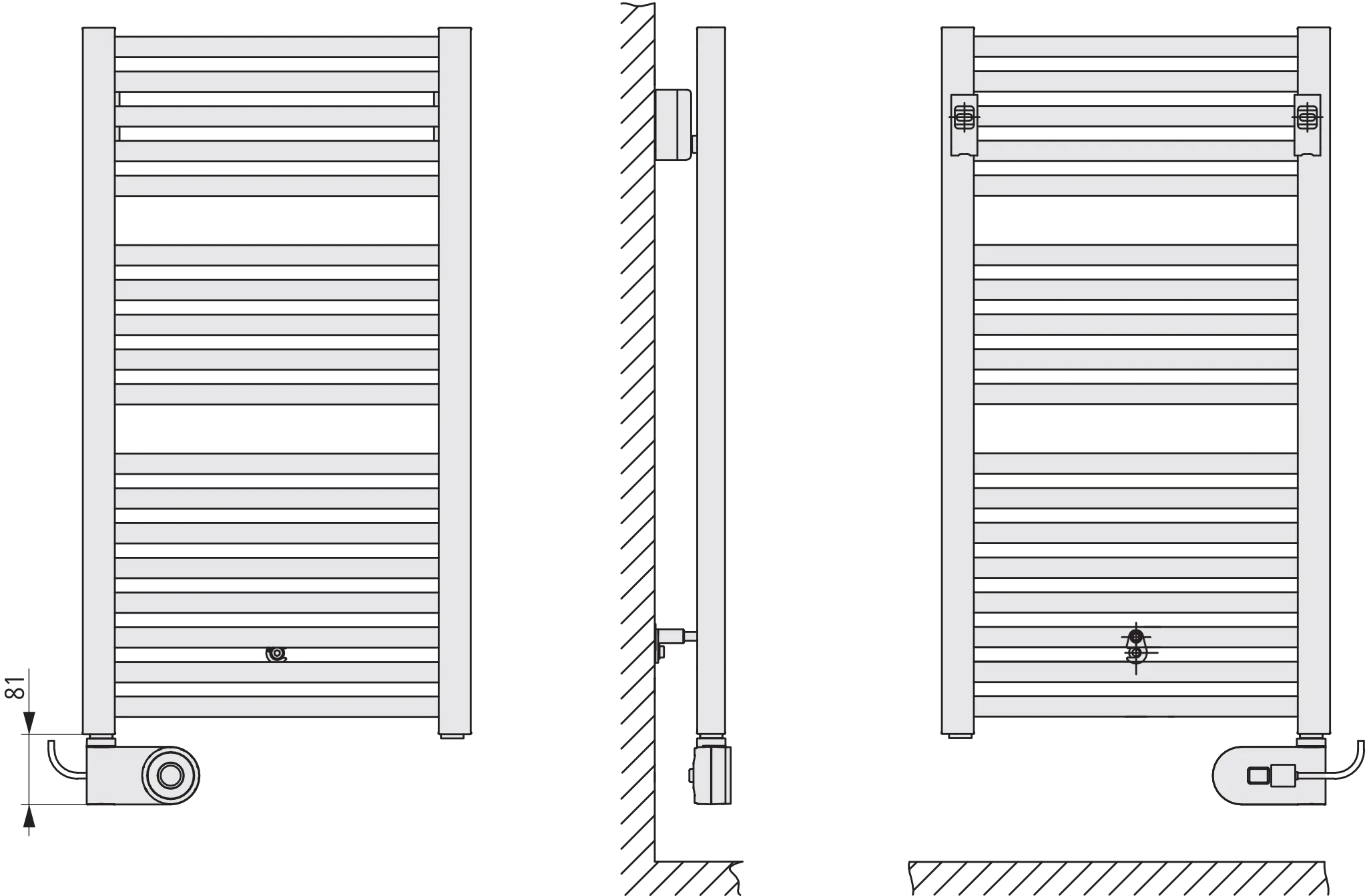 Kermi Design-Elektroheizkörper „Geneo® quadris-E“ 74,6 × 177,4 cm in glanzsilber Metallic Kermi Design-Elektroheizkörper „Geneo® quadris-E“ 74,6 × 177,4 cm in glanzsilber Metallic