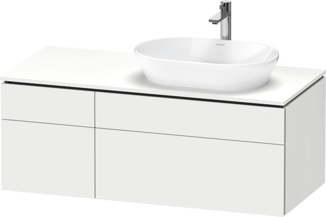 Duravit Waschtischunterschrank wandhängend „L-Cube“ 122 × 48,2 × 55 cm