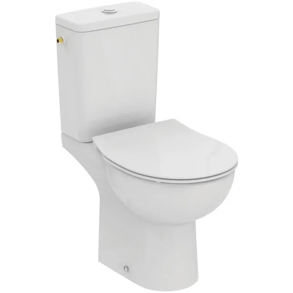 WC-Paket Eurovit mit Standtiefspül-WC Spülkasten Zulauf oben und WC-Sitz Weiß WC-Paket Eurovit mit Standtiefspül-WC Spülkasten Zulauf oben und WC-Sitz Weiß