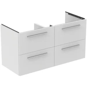 Ideal Standard Möbeldoppelwaschtischunterschrank i.life B 1200x505x630mm Weiß matt Ideal Standard Möbeldoppelwaschtischunterschrank i.life B 1200x505x630mm Weiß matt