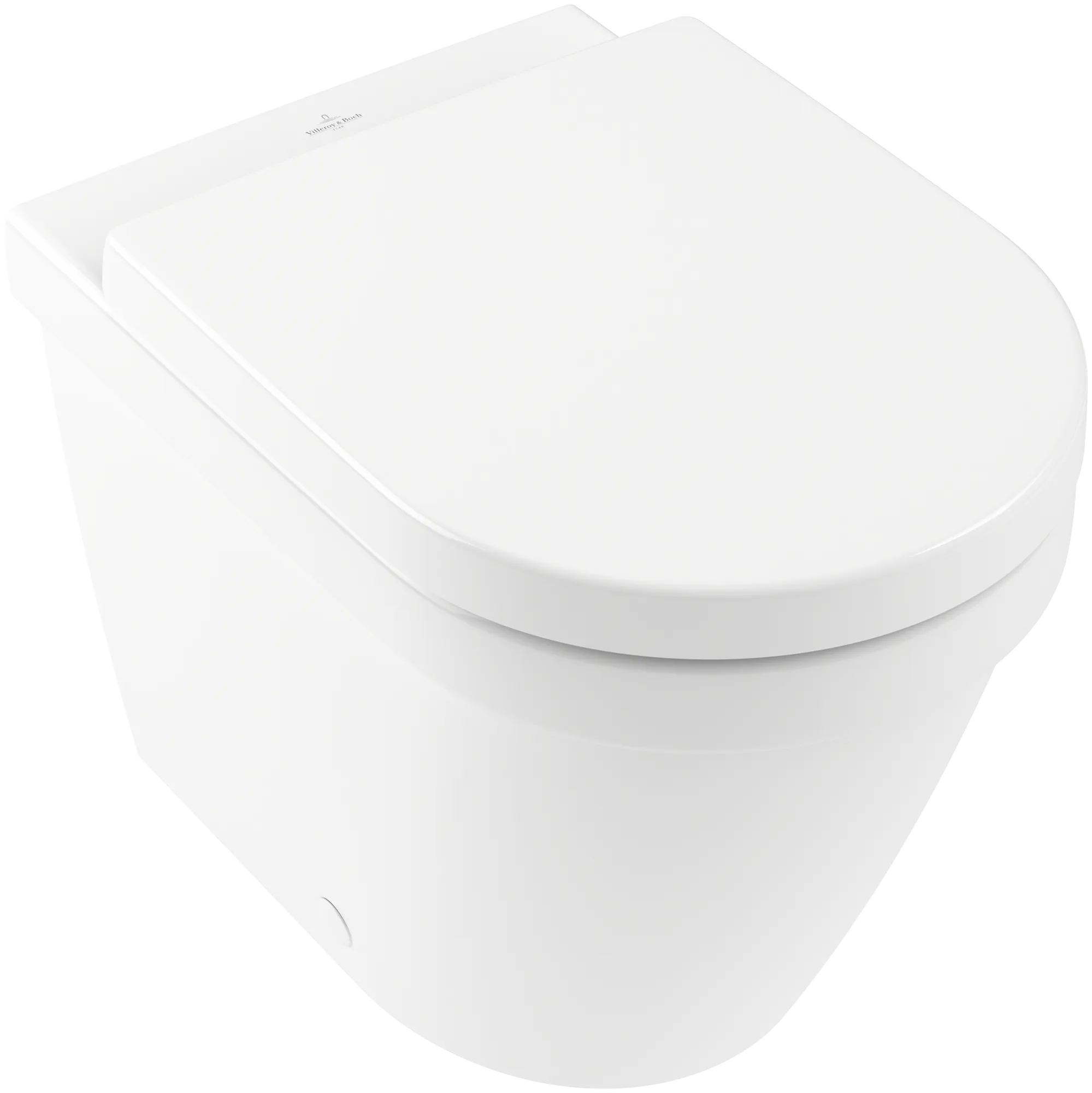 Stand-Tiefspül-WC DirectFlush „Architectura“ 37 × 40 × 54 cm in Weiß Alpin, ohne Spülrand, Abgang waagerecht