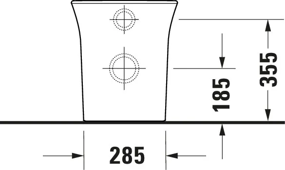 Stand-Tiefspül-WC back to wall „White Tulip“ 37 × 42 × 58 cm, Abgang waagerecht Stand-Tiefspül-WC back to wall „White Tulip“ 37 × 42 × 58 cm, Abgang waagerecht