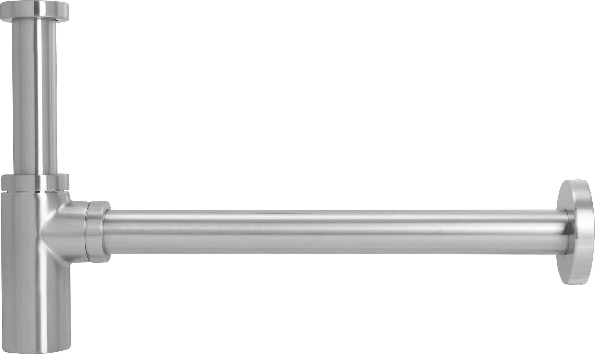 AS Design-Geruchver.″PLUS″ Edelstahlopt Abgangsrohr verschraubt, 1 1/4″ x 32 mm