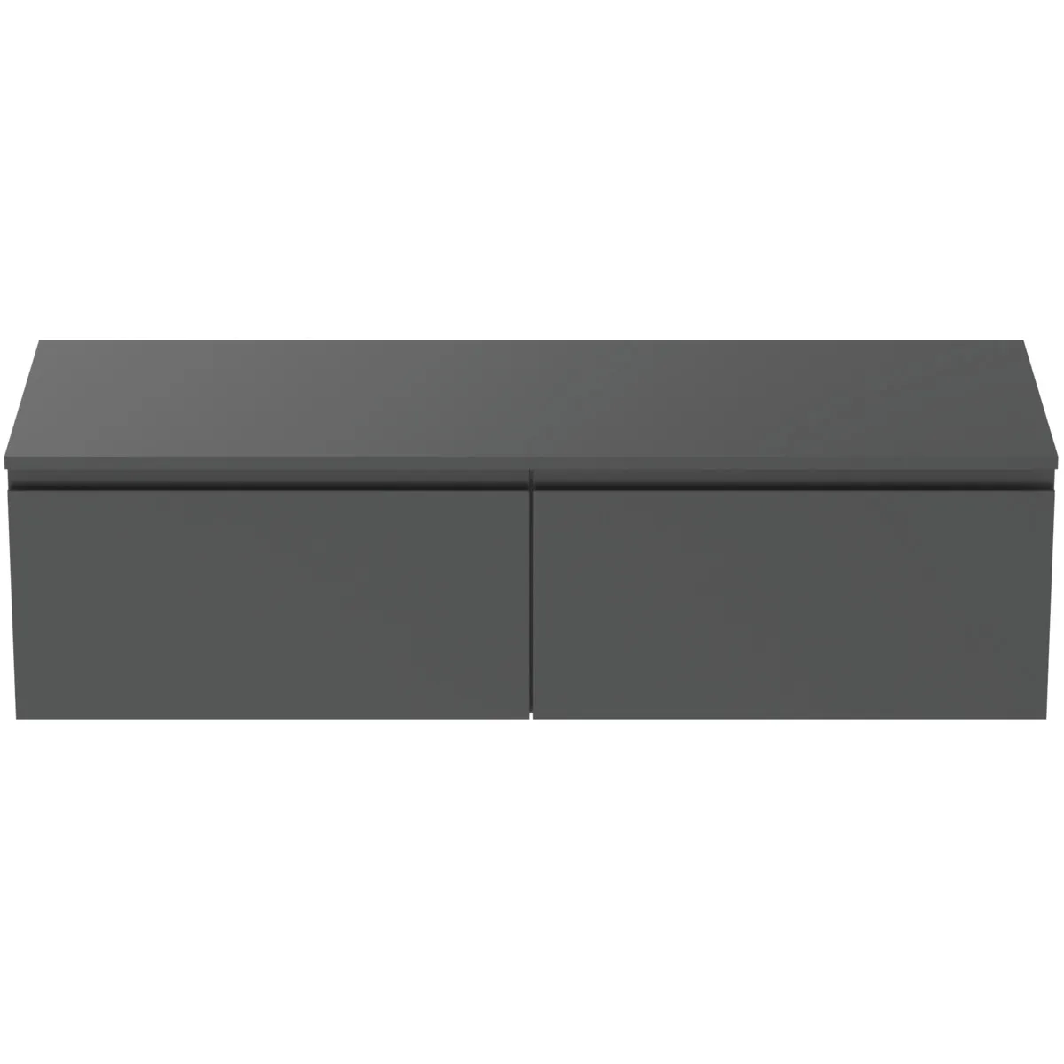 Ideal Standard Waschtischunterschrank „Finesse“ 140,2 × 37,8 × 50,5 cm Anthrazit matt lackiert Ideal Standard Waschtischunterschrank „Finesse“ 140,2 × 37,8 × 50,5 cm Anthrazit matt lackiert