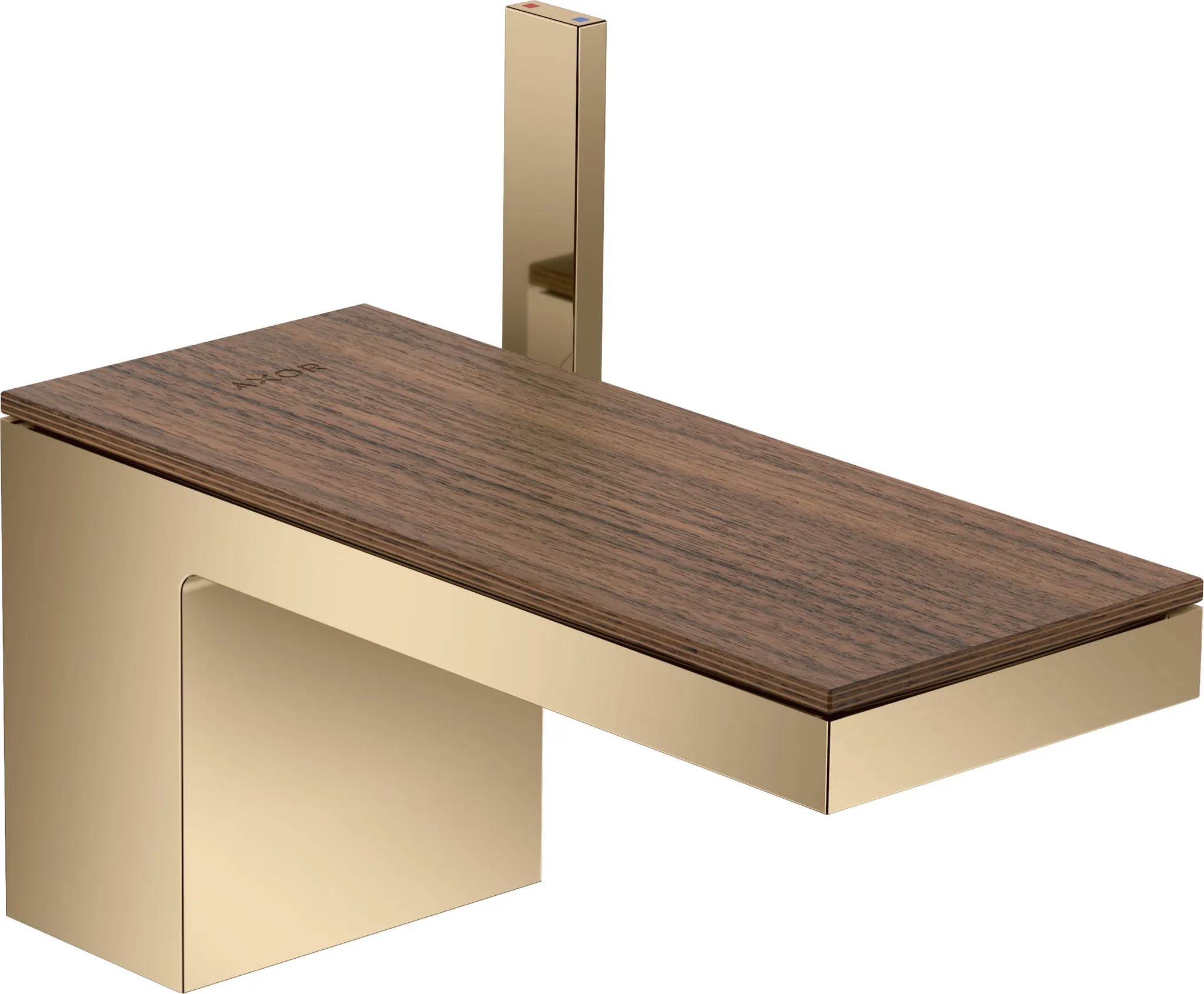 Hansgrohe AXOR MyEdition Mischer mit Platte 200 Amerikanischer Nussbaum Hansgrohe AXOR MyEdition Mischer mit Platte 200 Amerikanischer Nussbaum