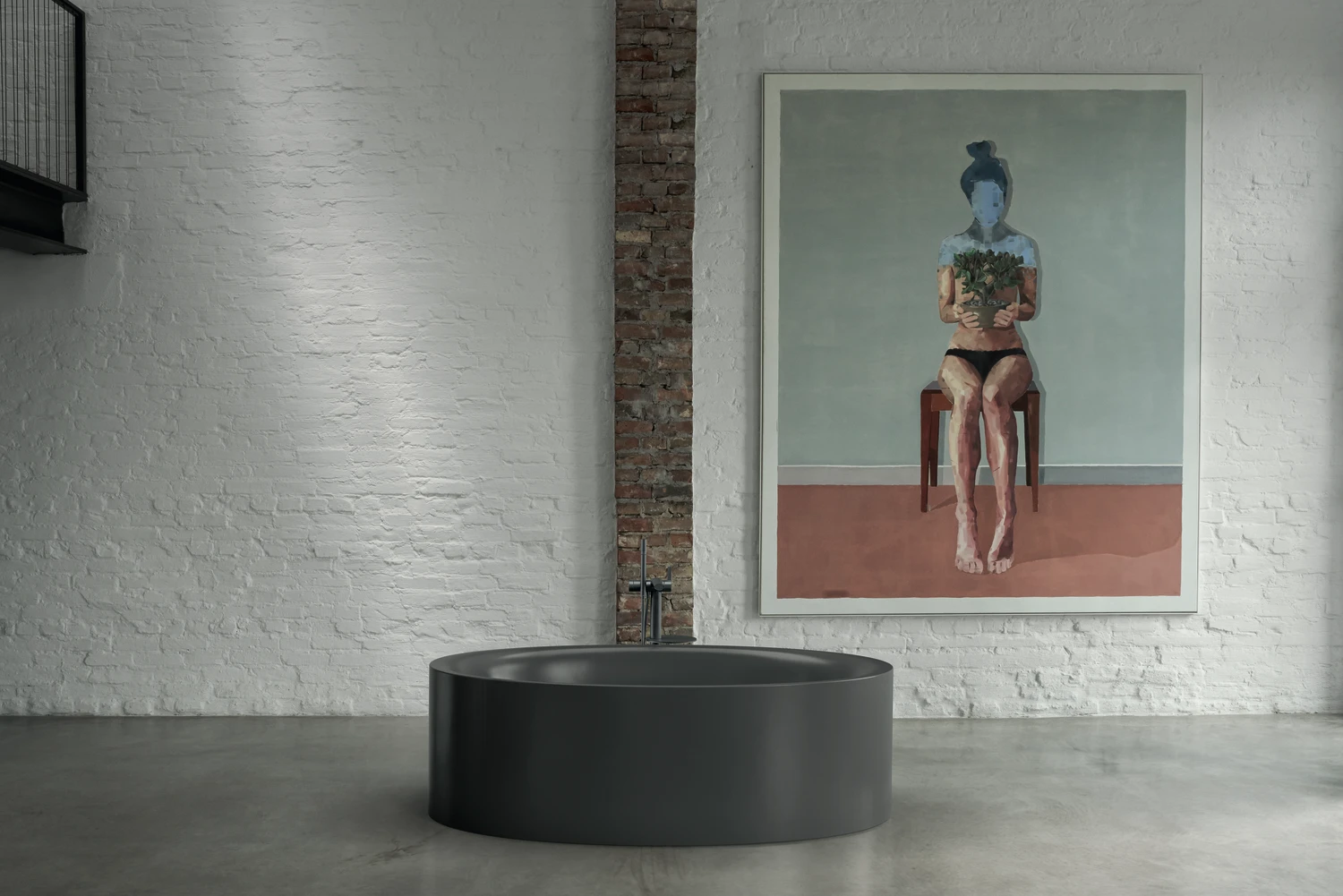 Bette oval Badewanne „BetteEve Oval Silhouette“ 180 × 100 cm in Weiß, /