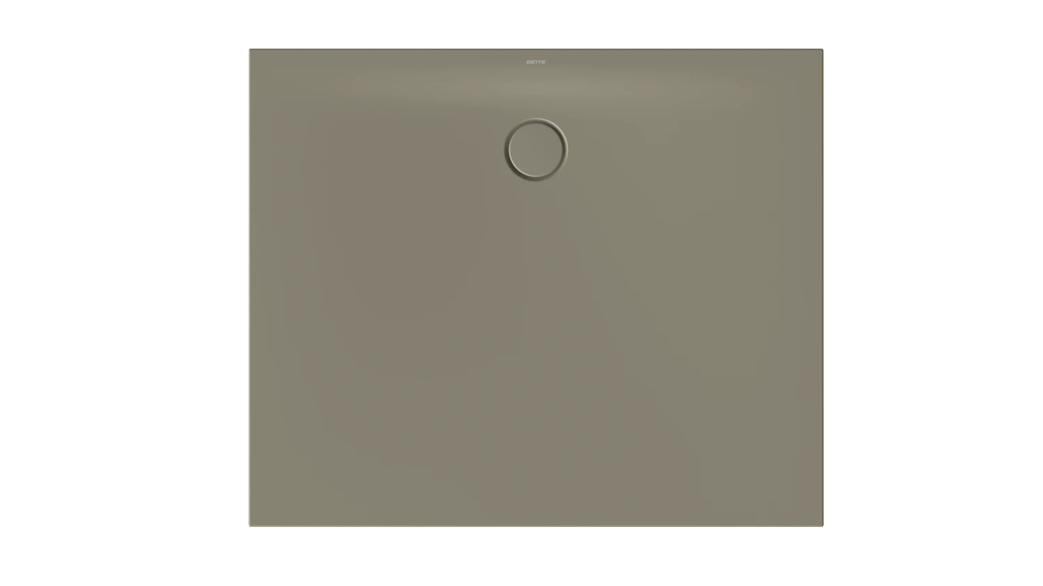 Bette rechteck Duschwanne „BetteFloor Side“ 1200 × 1000 mm ohne Oberflächenbeschichtung, mit BetteGlasur Plus, ohne Wannenträger, in Graphite