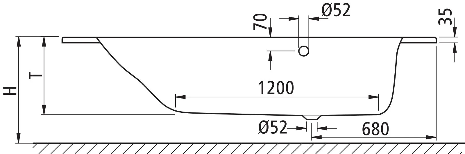 Kermi Duschdesign LIVORO VL1 Sechseckbadewanne asymmetrisch 2020x800 mm weiß Kermi Duschdesign LIVORO VL1 Sechseckbadewanne asymmetrisch 2020x800 mm weiß