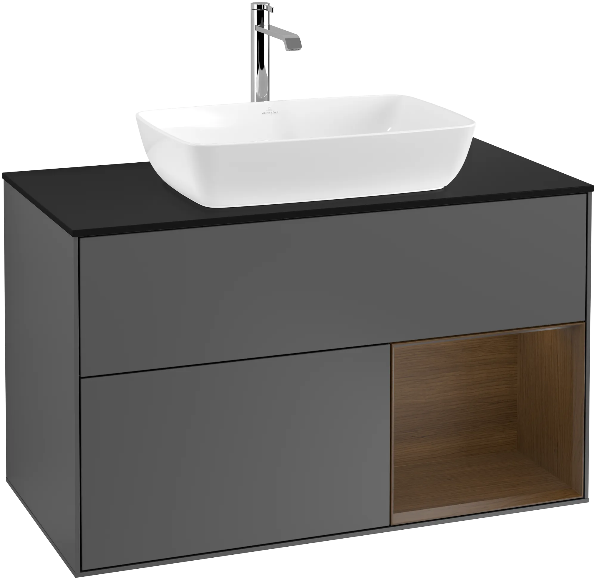 Villeroy & Boch Finion Waschbeckenunterschrank F78, anthrazit matt