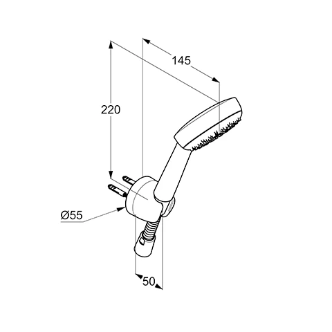 Handbrause „Logo Neo“ 23 l/min