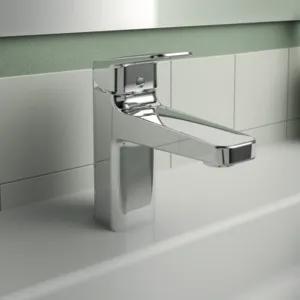 Ideal Standard Waschtischarmatur Ceraplan H90 mit Ablaufgarnitur BlueStart Chrom Ideal Standard Waschtischarmatur Ceraplan H90 mit Ablaufgarnitur BlueStart Chrom