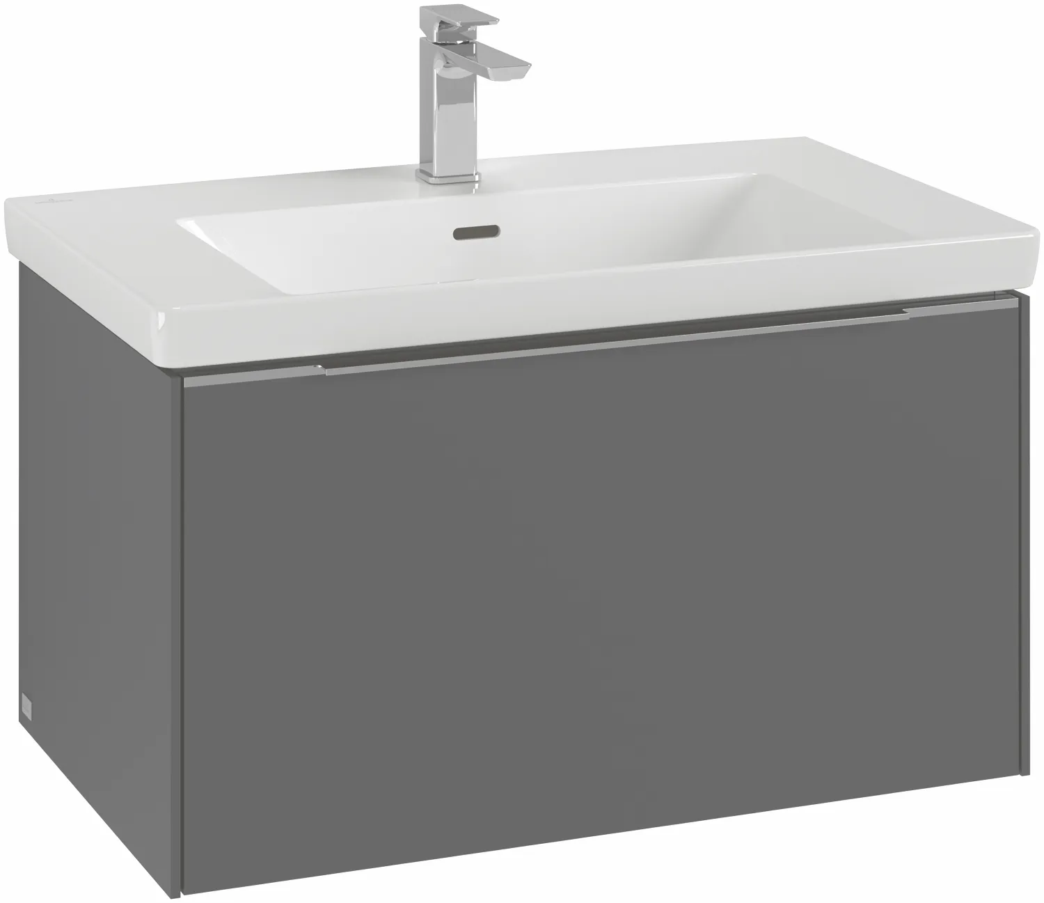 Villeroy & Boch Waschtischunterschrank „Subway 3.0“ für Schrankwaschtisch 772 × 429 × 478 mm Brilliant White, für Becken mittig