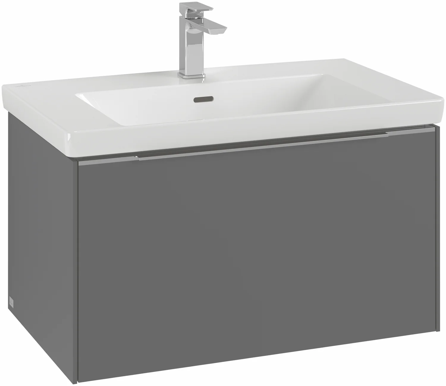Villeroy & Boch Subway 3.0 Waschbeckenunterschrank C573L1, 772 x 429 x 478 mm, Eckig, mit LED-Beleuchtung Villeroy & Boch Subway 3.0 Waschbeckenunterschrank C573L1, 772 x 429 x 478 mm, Eckig, mit LED-Beleuchtung