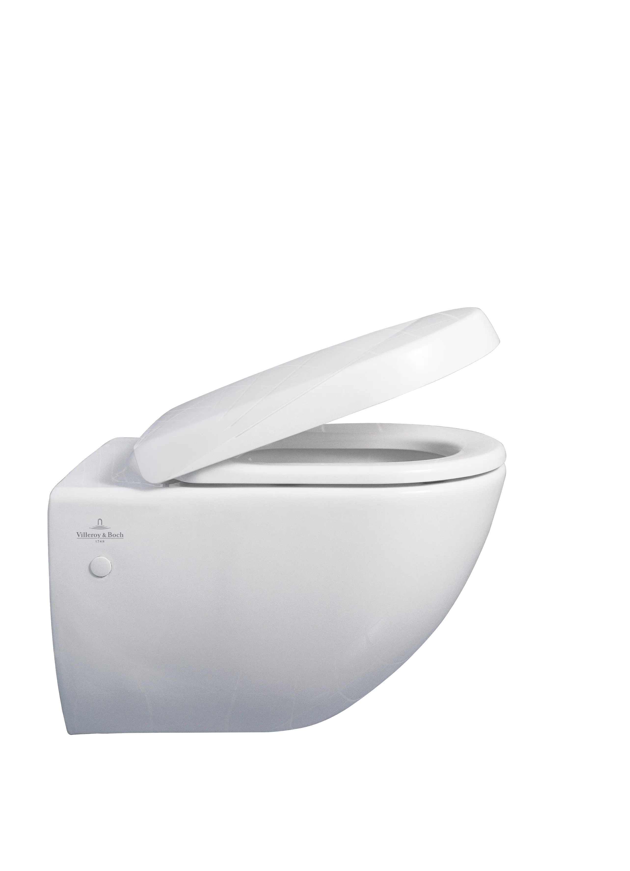 Villeroy & Boch WC-Sitz SlimSeat „Subway 2.0“ inkl. Deckel 43,2 × 35,8 × 43,9 × 4,3 cm in Pergamon, Quick Release, Soft Closing