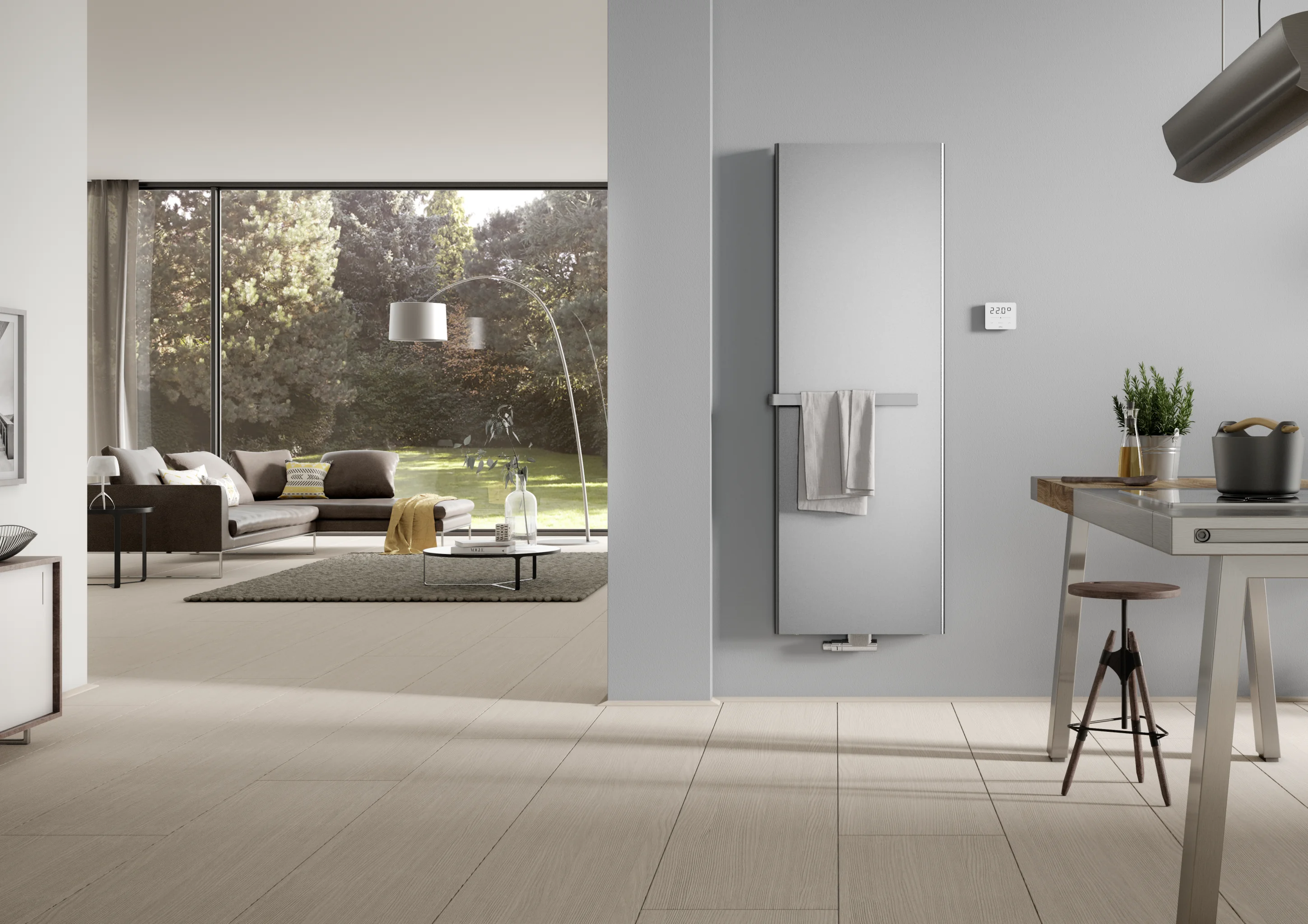 Kermi Design-Elektroheizkörper Elektro-Zusatzbetrieb „Pateo®“ 50 × 152,5 cm in Anthracite Grey Kermi Design-Elektroheizkörper Elektro-Zusatzbetrieb „Pateo®“ 50 × 152,5 cm in Anthracite Grey