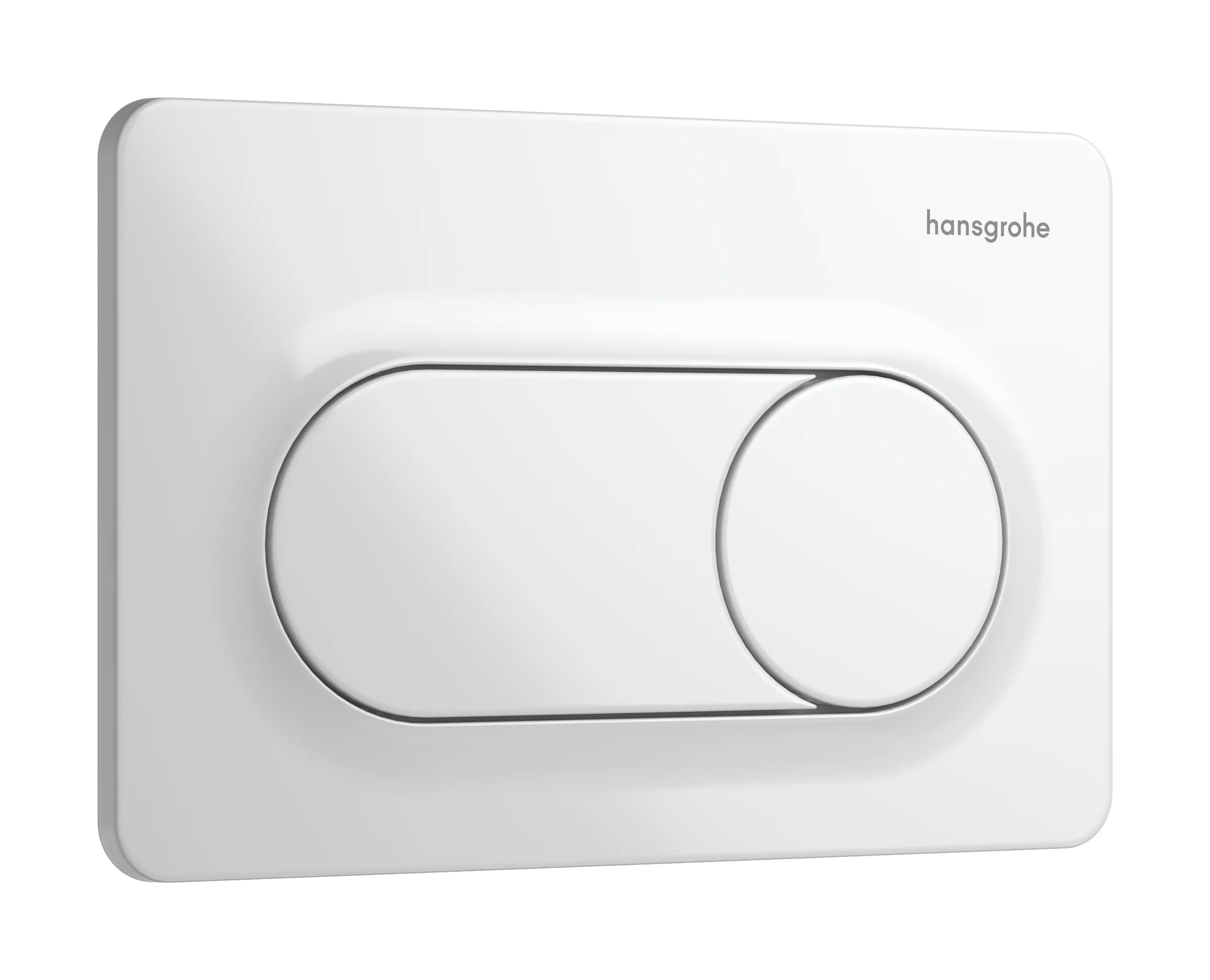 Hansgrohe iFrame Original S Betätigungsplatte, weiß, für 2-Mengen-Spülsysteme, mechanisch, Wandmontage Hansgrohe iFrame Original S Betätigungsplatte, weiß, für 2-Mengen-Spülsysteme, mechanisch, Wandmontage