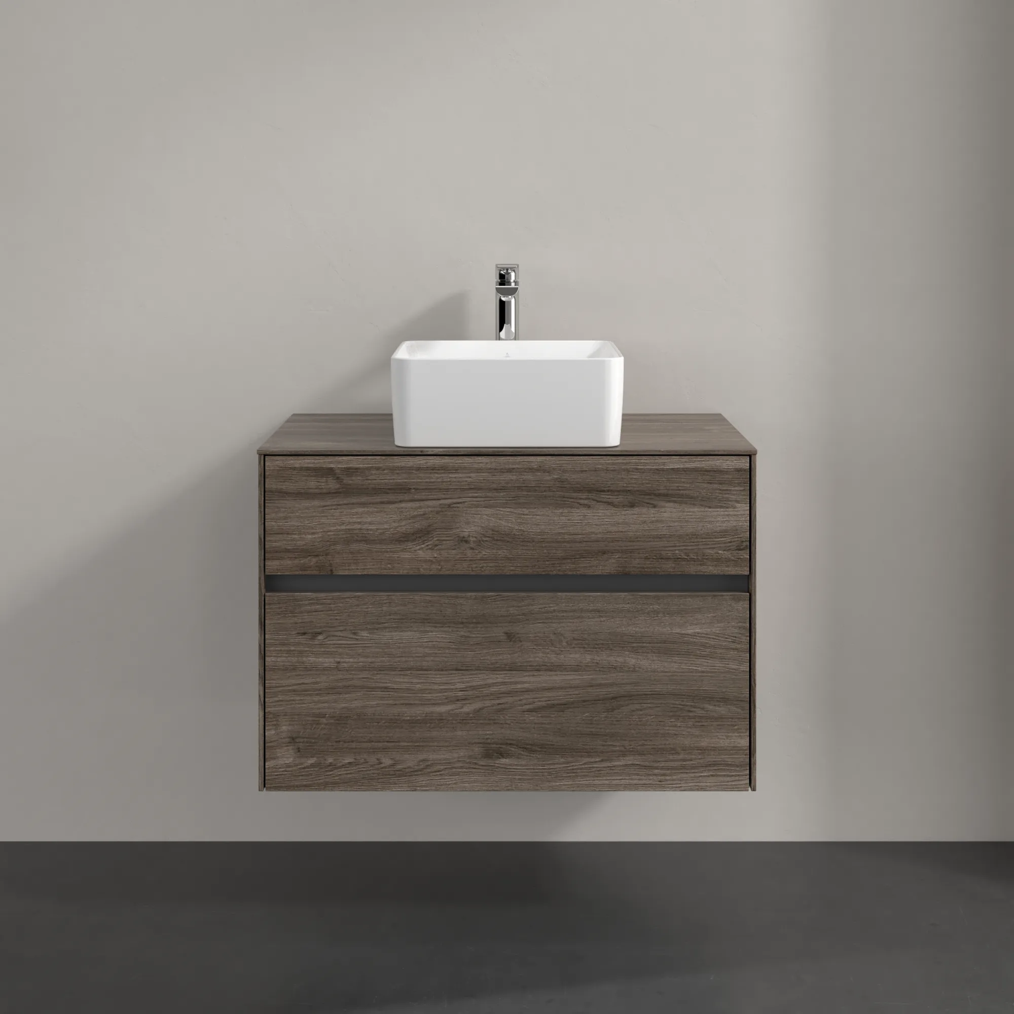 Villeroy & Boch Collaro Waschbeckenunterschrank C03700 800x548x500mm Stone Oak Villeroy & Boch Collaro Waschbeckenunterschrank C03700 800x548x500mm Stone Oak