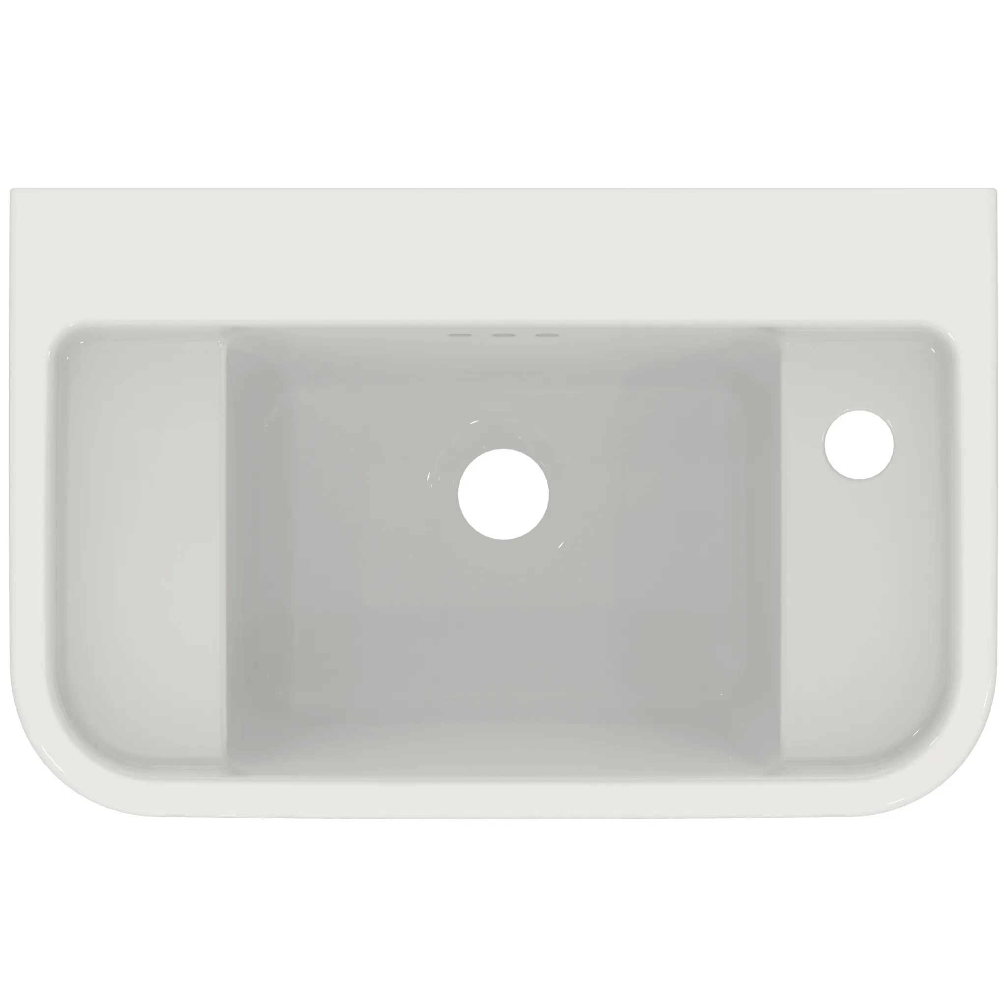 Waschbecken „Calla“ 50 × 32 × 18 cm, Hahnlochposition rechts Waschbecken „Calla“ 50 × 32 × 18 cm, Hahnlochposition rechts