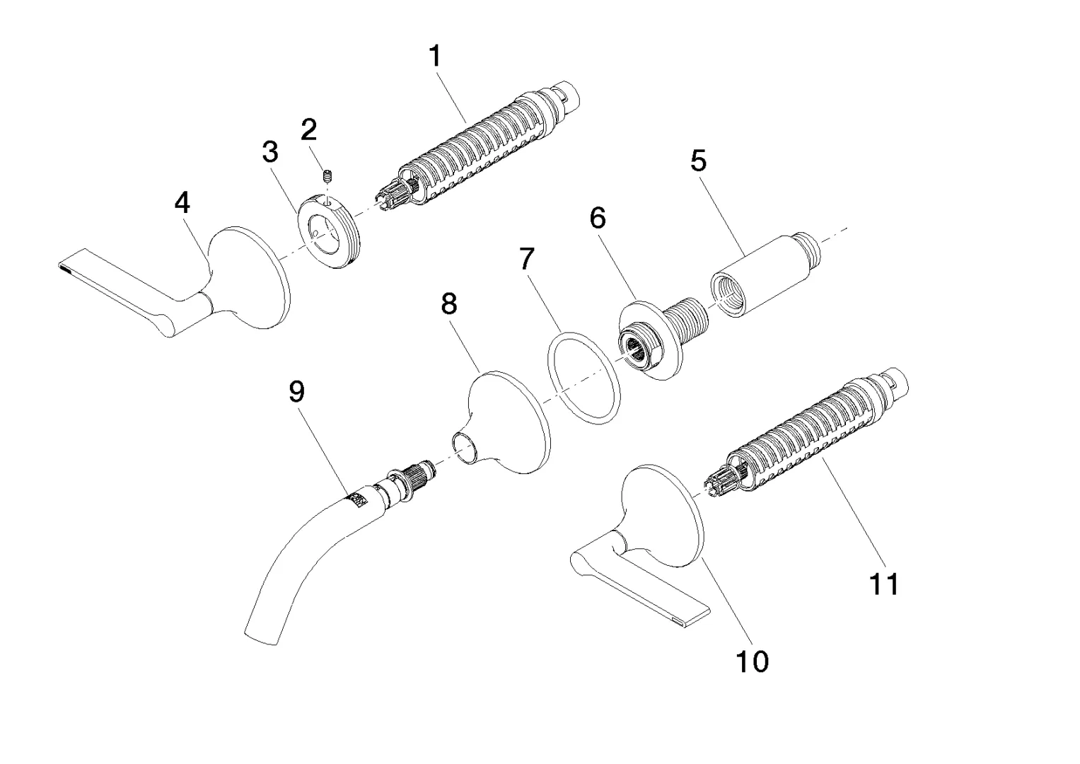 Dornbracht VAIA Waschtisch-Wandbatterie ohne Ablaufgarnitur Chrom 36702819 Dornbracht VAIA Waschtisch-Wandbatterie ohne Ablaufgarnitur Chrom 36702819