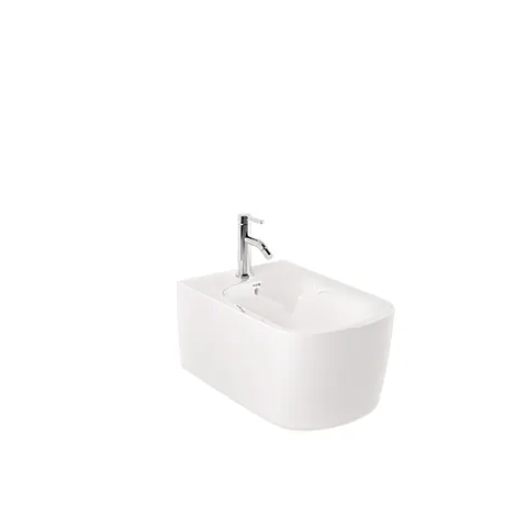 -RESA S Wand-Bidet 52 cm verdeckte Befestigungen Mattschwarz