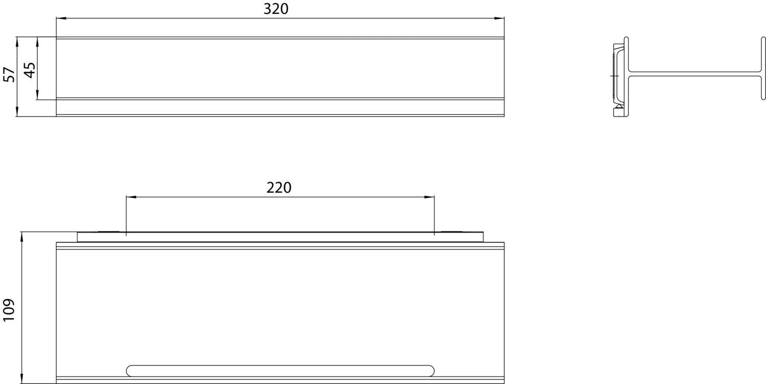emco Wandreling 300mm schwarz emco Wandreling 300mm schwarz