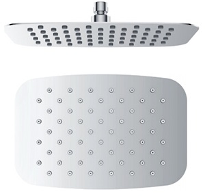 Kopfbrause AqvaGreen - rechteckig - 300 × 200 mm - sichtbare Höhe 2,4 mm - "easy-clean" - 1/2″ IG - Kugelgelenk, 45° schwenkbar - 11,4 L/min bei 3 bar - Edelstahl, hochglanzpoliert Kopfbrause AqvaGreen - rechteckig - 300 × 200 mm - sichtbare Höhe 2,4 mm - "easy-clean" - 1/2″ IG - Kugelgelenk, 45° schwenkbar - 11,4 L/min bei 3 bar - Edelstahl, hochglanzpoliert