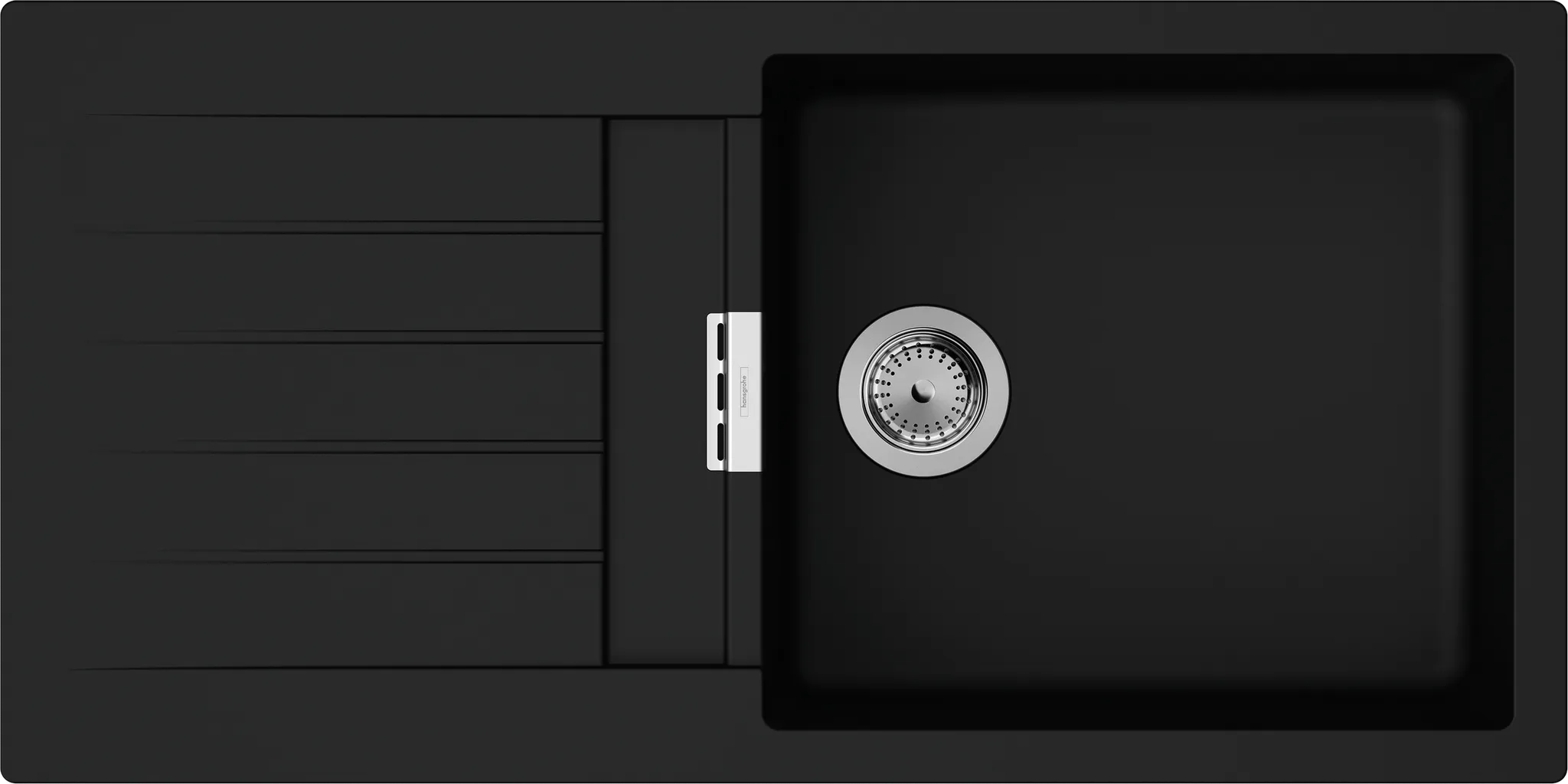 S52 S520-F480 Einbauspüle mit automatischer Ablaufgarnitur Graphitschwarz S52 S520-F480 Einbauspüle mit automatischer Ablaufgarnitur Graphitschwarz