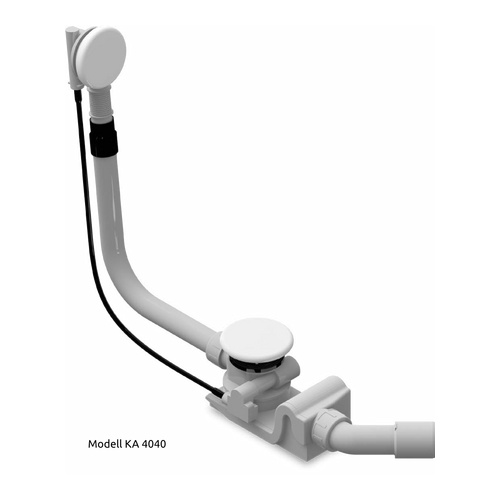 Kaldewei Ablaufgarnitur mit emaillierter Ablaufabdeckung Modell 4040 „Centro Duo“, „Ellipso Duo“ in alpinweiß Kaldewei Ablaufgarnitur mit emaillierter Ablaufabdeckung Modell 4040 „Centro Duo“, „Ellipso Duo“ in alpinweiß