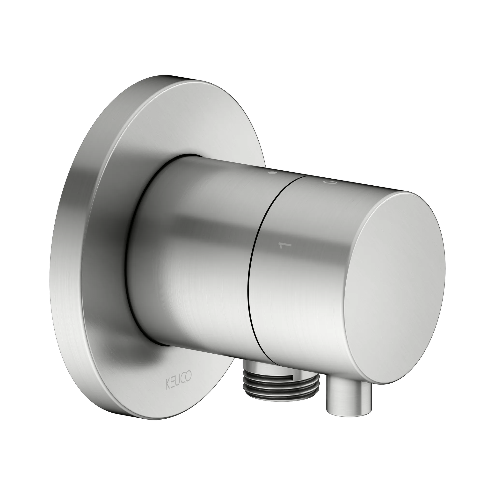 KEUCO IXMO Ab- und Umstellventil Unterputz für 3 Verbraucher mit Schlauchanschluss IXMO Comfort, rund Edelstahl-finish KEUCO IXMO Ab- und Umstellventil Unterputz für 3 Verbraucher mit Schlauchanschluss IXMO Comfort, rund Edelstahl-finish