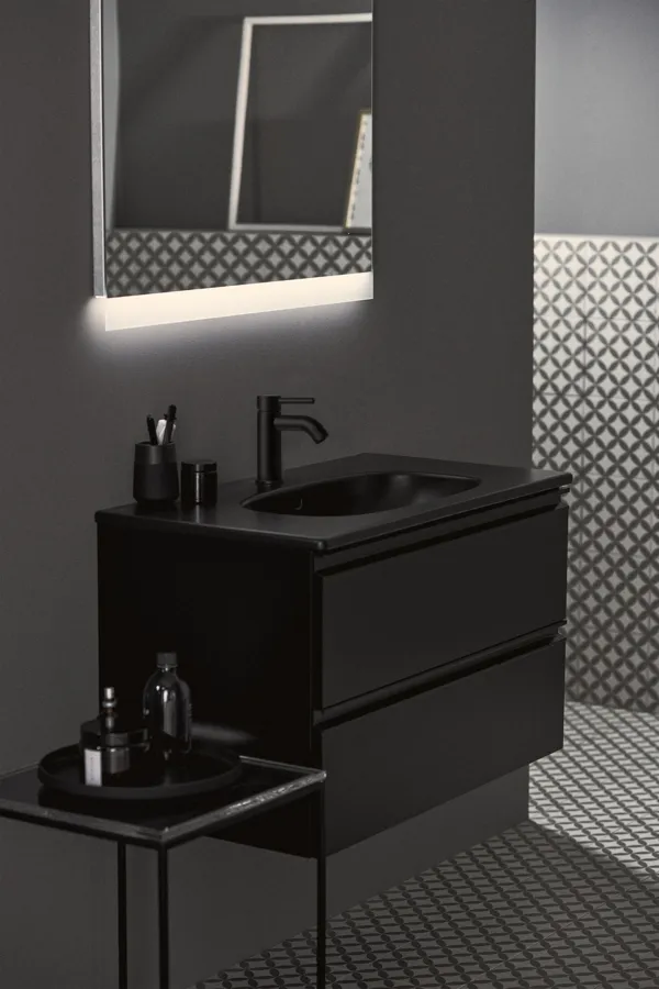 Waschtischarmatur Ceraline, 5 l/min., ohne Ablaufgarnitur, Ausladung 100mm, Chrom Waschtischarmatur Ceraline, 5 l/min., ohne Ablaufgarnitur, Ausladung 100mm, Chrom