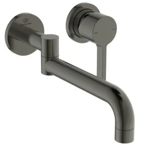 Wand-Küchenarmatur Gusto Ausladung 246mm Magnetic Grey