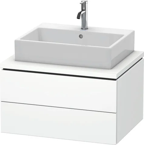 Duravit Waschtischunterschrank wandhängend „L-Cube“ 72 × 40 × 54,7 cm Weiß Matt
