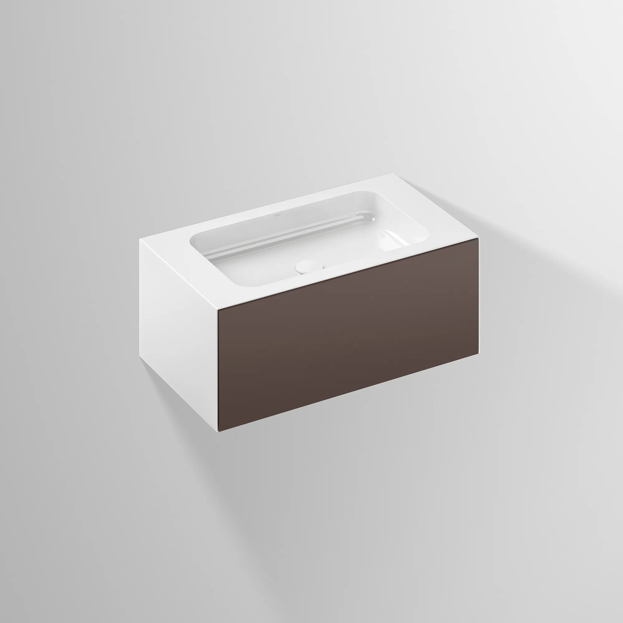 Alape Waschplatz „FO-Serie“ 804 × 350 mm, ohne Hahnlochbohrung, mittig Alape Waschplatz „FO-Serie“ 804 × 350 mm, ohne Hahnlochbohrung, mittig