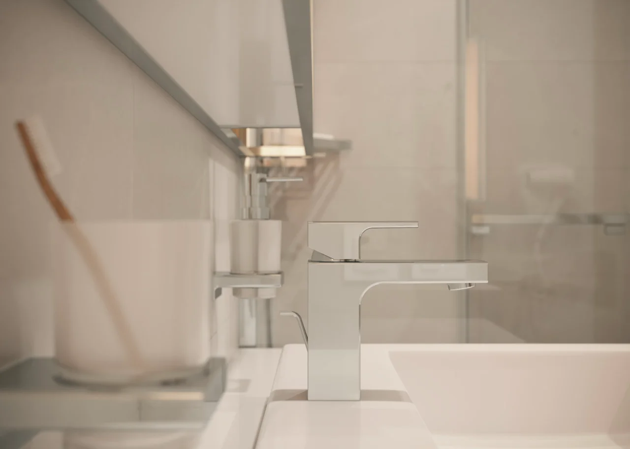 Hansgrohe AddStoris Q Lotionspender Chrom, Wandmontage, 200 ml Füllmenge, 2 ml Dosiermenge, mit Befestigungsmaterial, verdeckte Befestigung