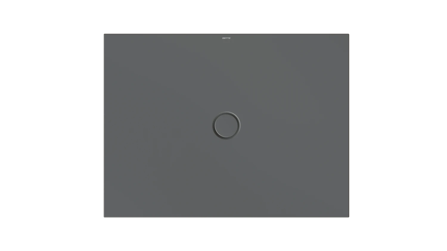 Bette rechteck Duschwanne „BetteFloor“ 1200 × 900 mm ohne Oberflächenbeschichtung, mit BetteGlasur Plus, ohne Wannenträger, in Raven