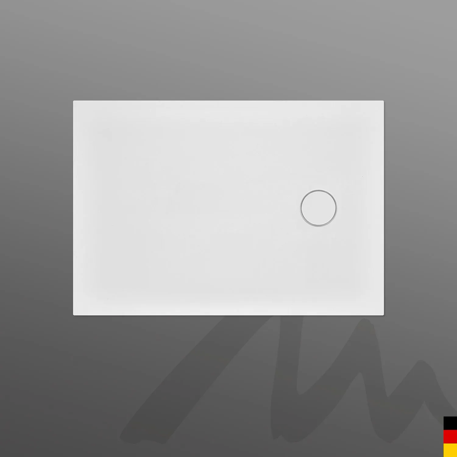 Mauersberger Mineral-Duschfläche vergo23 130⁄80, 1300x800x45, matt-finish Mauersberger Mineral-Duschfläche vergo23 130⁄80, 1300x800x45, matt-finish