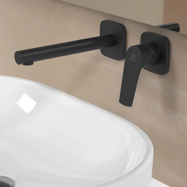 Einhand-Waschtischarmatur „Ceralife C“ Ausladung 180 mm in Silk Black Einhand-Waschtischarmatur „Ceralife C“ Ausladung 180 mm in Silk Black