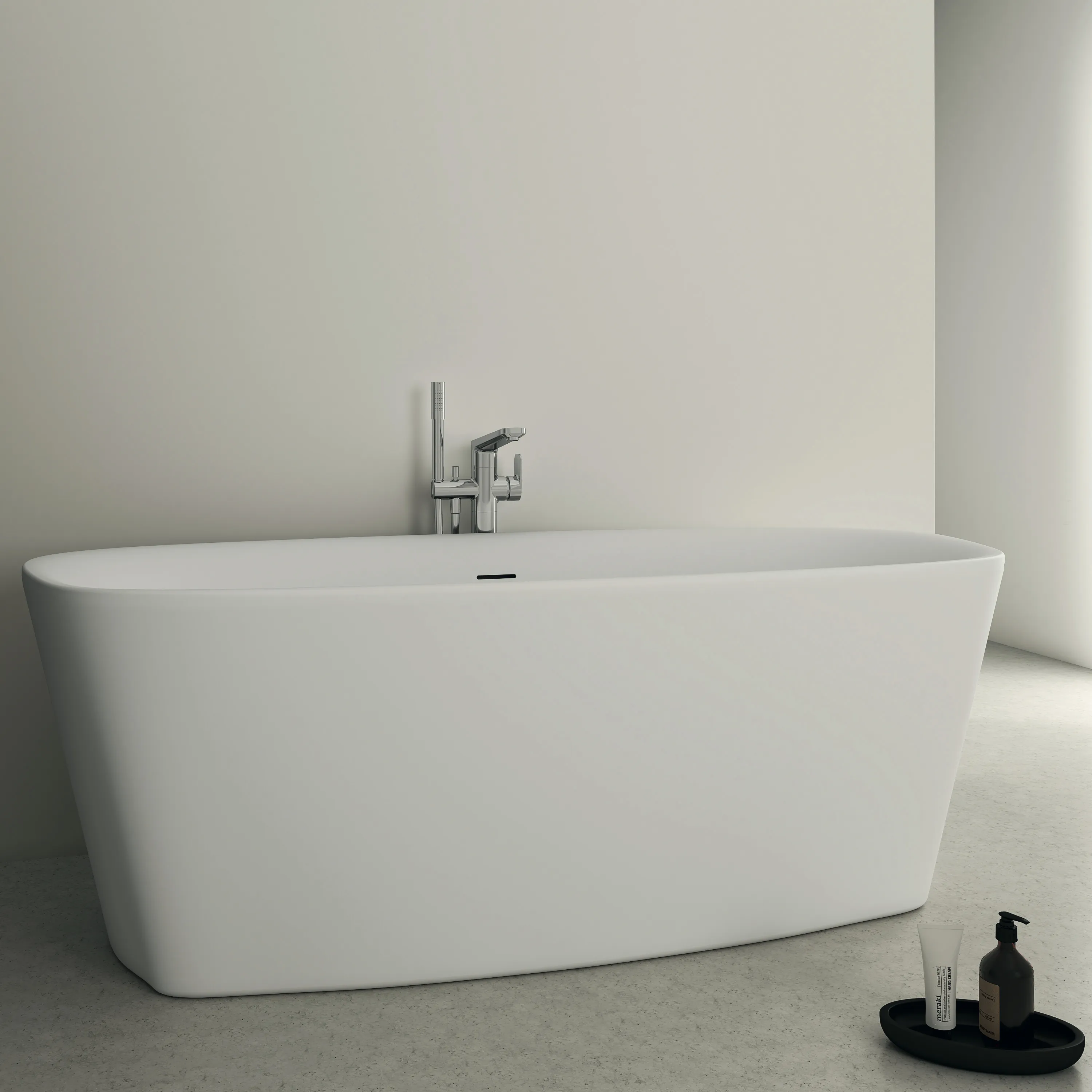 Ideal Standard Duo-Badewanne Dea, freistehend, Seidenweiß matt, 1700x750x475/610 mm Ideal Standard Duo-Badewanne Dea, freistehend, Seidenweiß matt, 1700x750x475/610 mm