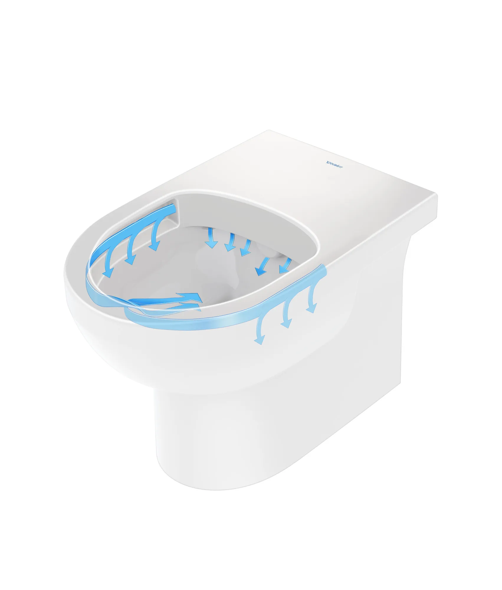 Stand-Tiefspül-WC back to wall „No.1“ 36,5 × 40 × 57 cm Stand-Tiefspül-WC back to wall „No.1“ 36,5 × 40 × 57 cm